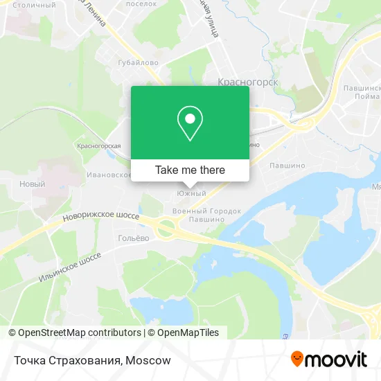 Точка Страхования map