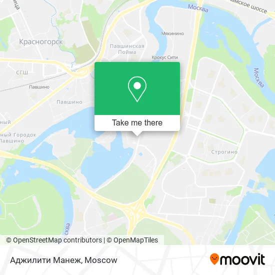 Аджилити Манеж map