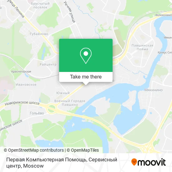 Первая Компьютерная Помощь, Сервисный центр map