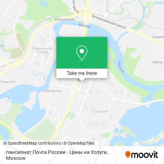 пансионат Почта России - Цены на Услуги map