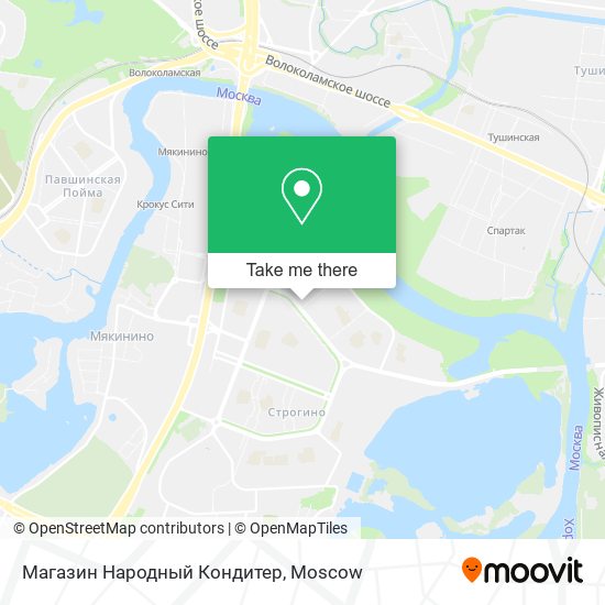 Магазин Народный Кондитер map