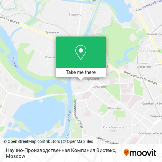 Научно-Производственная Компания Вистекс map