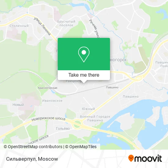 Сильверпул map