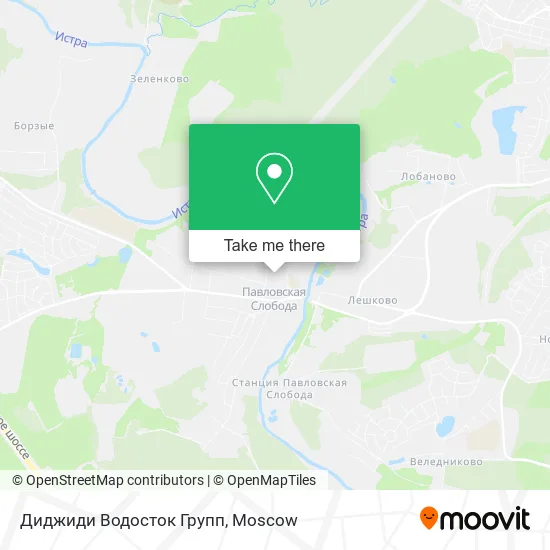 Диджиди Водосток Групп map