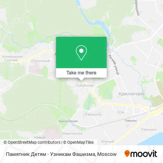Памятник Детям - Узникам Фашизма map