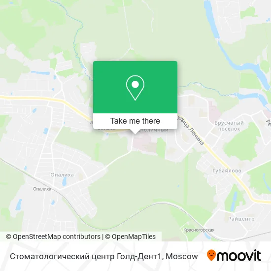 Стоматологический центр Голд-Дент1 map