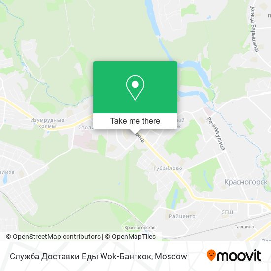 Служба Доставки Еды Wok-Бангкок map