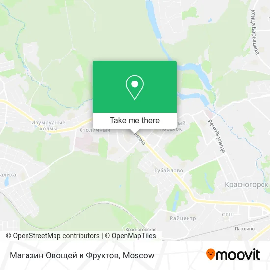 Магазин Овощей и Фруктов map