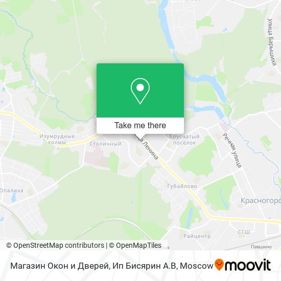 Магазин Окон и Дверей, Ип Бисярин А.В map