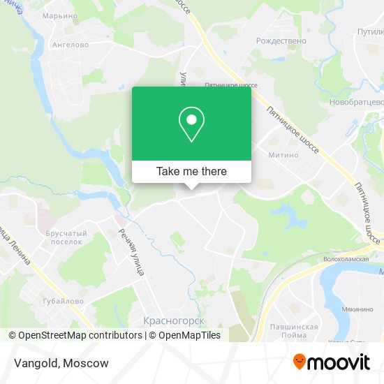 Vangold map