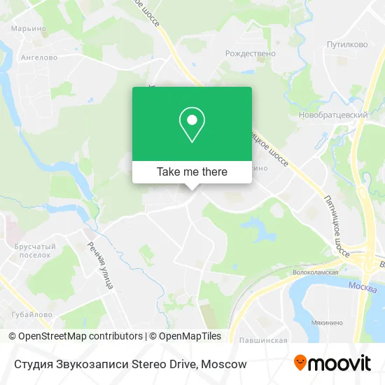 Студия Звукозаписи Stereo Drive map