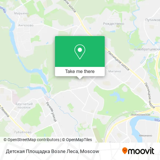 Детская Площадка Возле Леса map