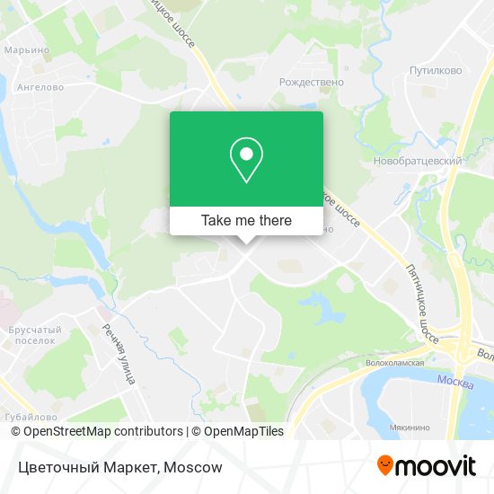 Цветочный Маркет map