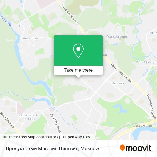 Продуктовый Магазин Пингвин map