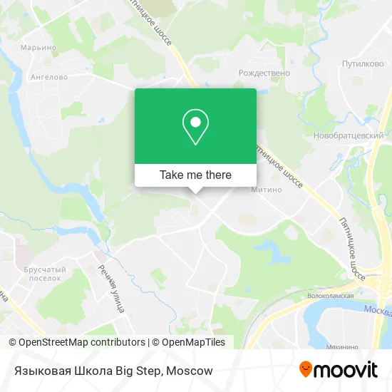 Языковая Школа Big Step map