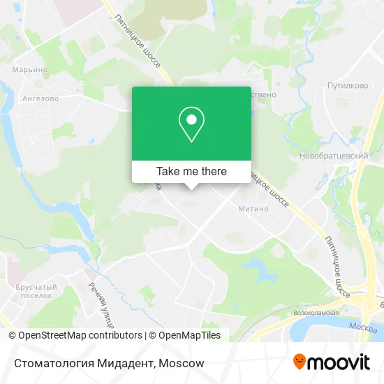 Стоматология Мидадент map