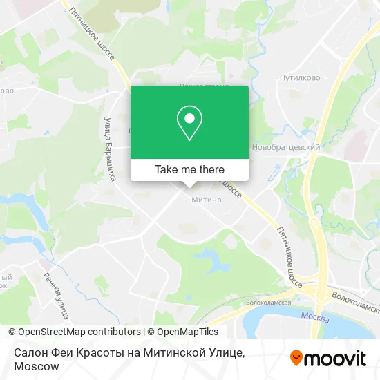 Салон Феи Красоты на Митинской Улице map