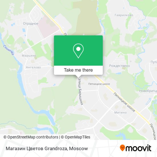 Магазин Цветов Grandroza map
