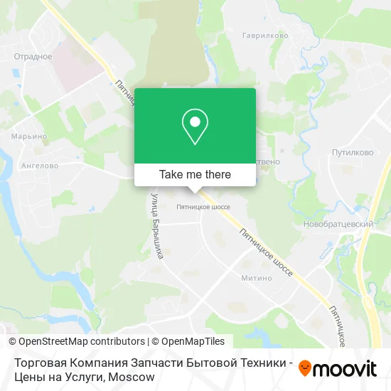 Торговая Компания Запчасти Бытовой Техники - Цены на Услуги map
