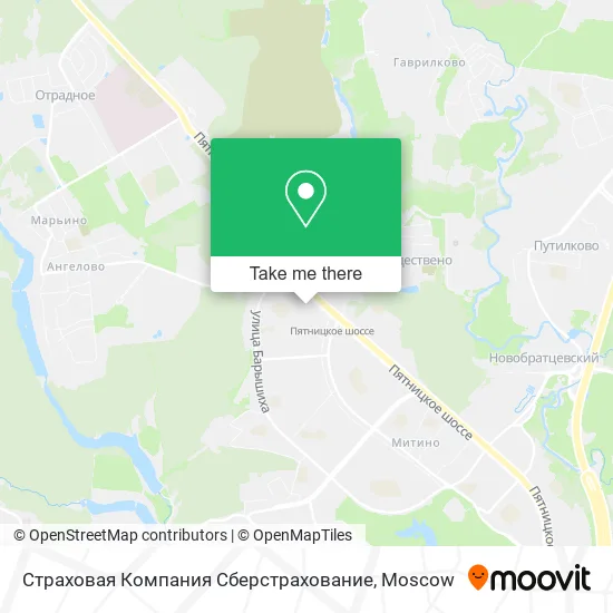 Страховая Компания Сберстрахование map