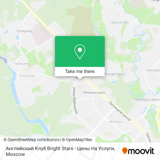 Английский Клуб Bright Stars - Цены На Услуги map