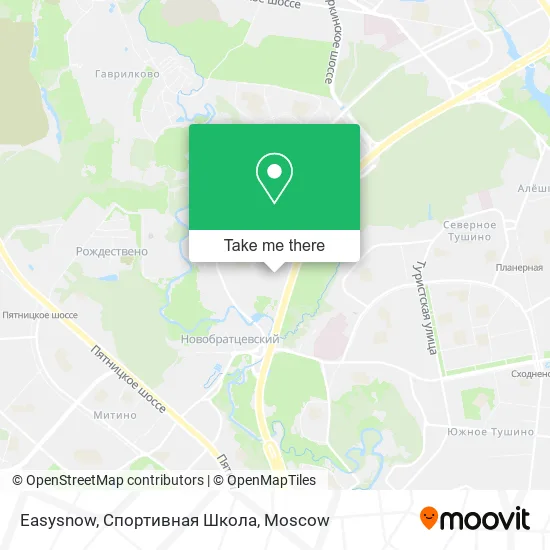 Easysnow, Спортивная Школа map