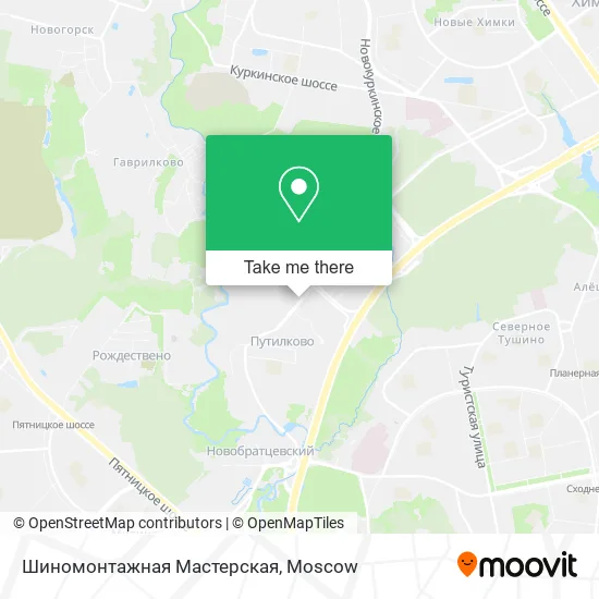 Шиномонтажная Мастерская map