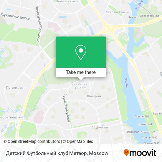 Детский Футбольный клуб Метеор map