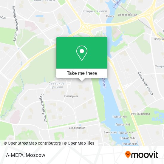 А-МЕГА map