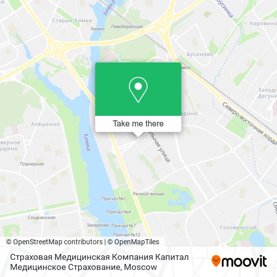 Страховая Медицинская Компания Капитал Медицинское Страхование map