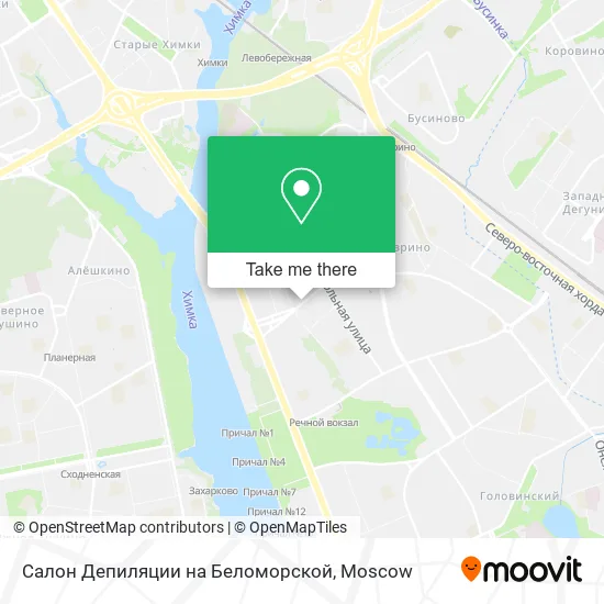 Салон Депиляции на Беломорской map