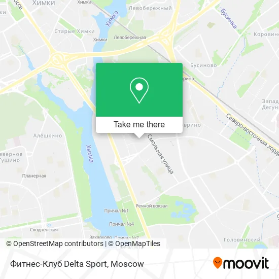 Фитнес-Клуб Delta Sport map