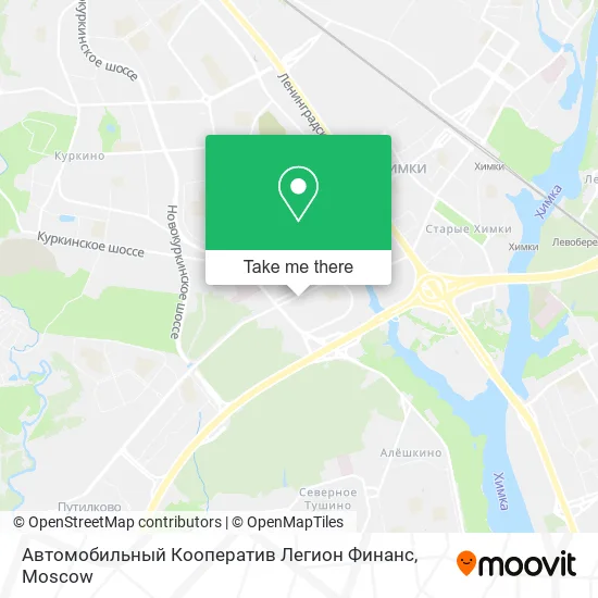 Автомобильный Кооператив Легион Финанс map