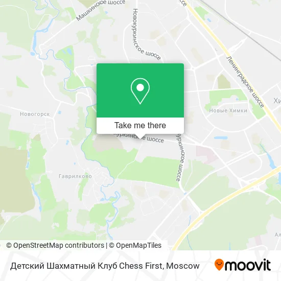 Детский Шахматный Клуб Chess First map