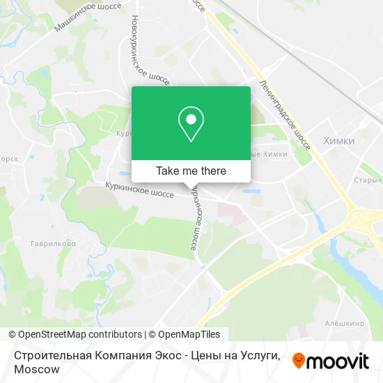 Строительная Компания Экос - Цены на Услуги map