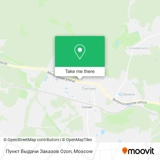 Пункт Выдачи Заказов Ozon map
