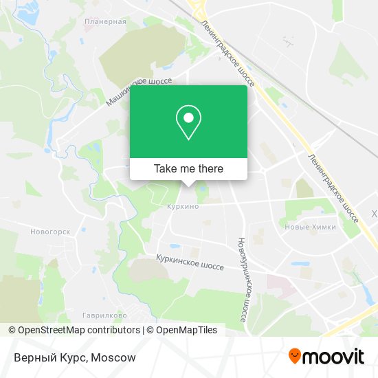 Верный Курс map
