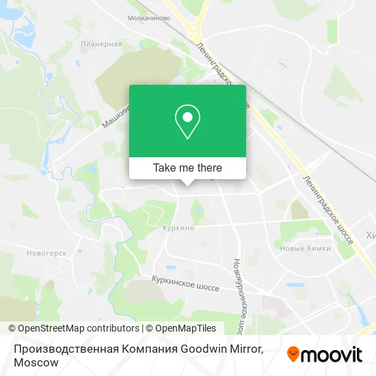 Производственная Компания Goodwin Mirror map