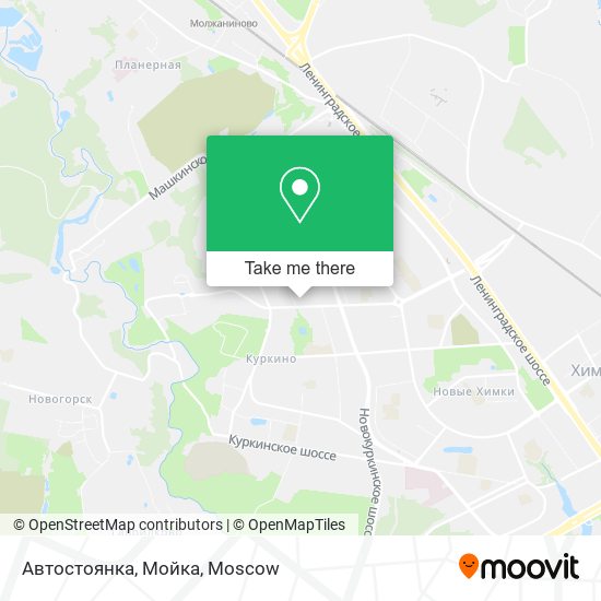 Автостоянка, Мойка map