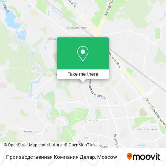 Производственная Компания Делар map