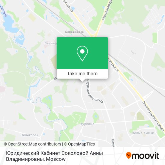 Юридический Кабинет Соколовой Анны Владимировны map