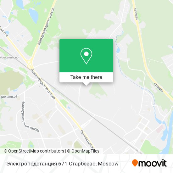Электроподстанция 671 Старбеево map