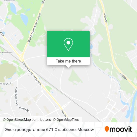 Электроподстанция 671 Старбеево map
