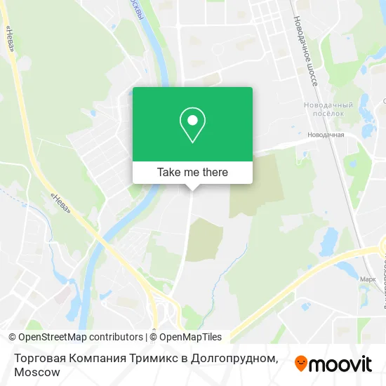 Торговая Компания Тримикс в Долгопрудном map