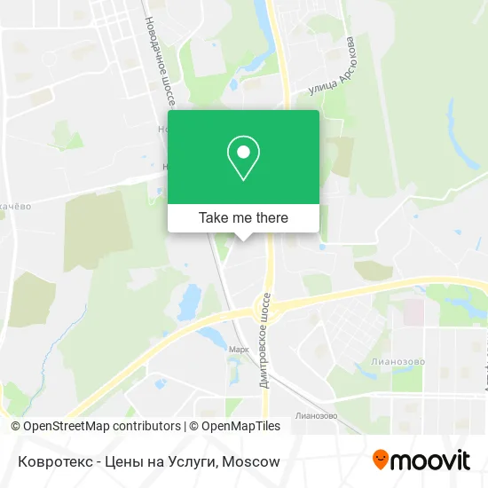Ковротекс - Цены на Услуги map
