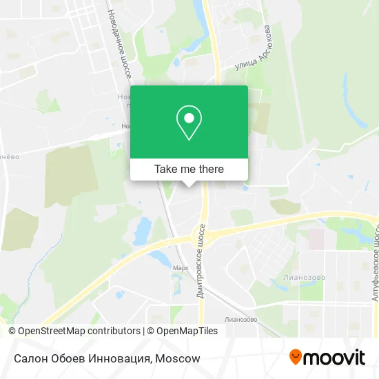Салон Обоев Инновация map