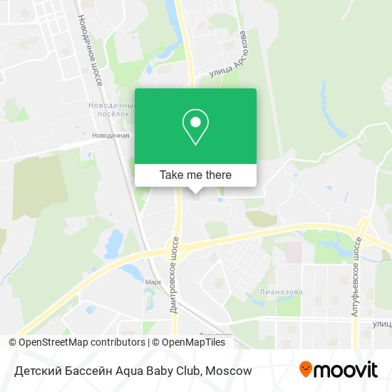 Детский Бассейн Aqua Baby Club map