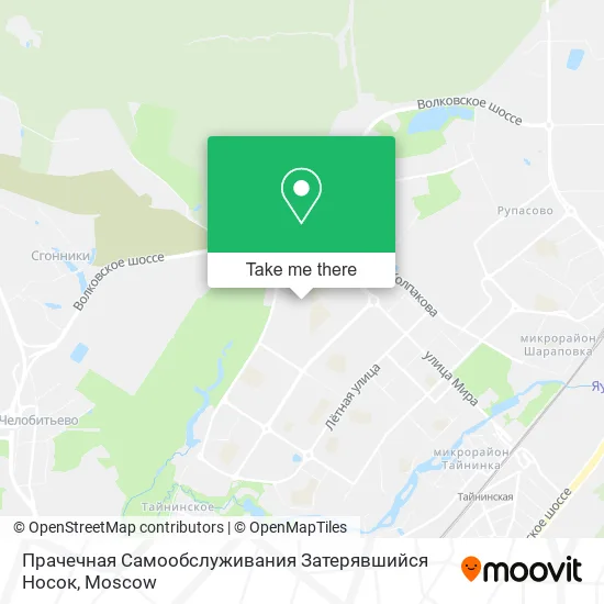 Прачечная Самообслуживания Затерявшийся Носок map