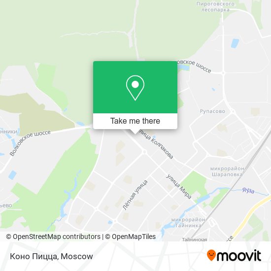 Коно Пицца map