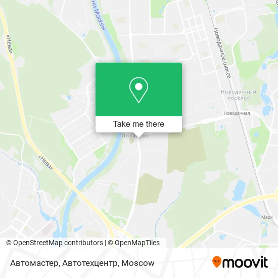 Автомастер, Автотехцентр map